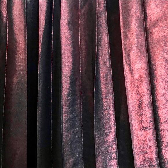 Isabel Marant NWT Circle Skirt Pleated Metallic Red Copper Mini Copper Runway - Picture 6 of 11